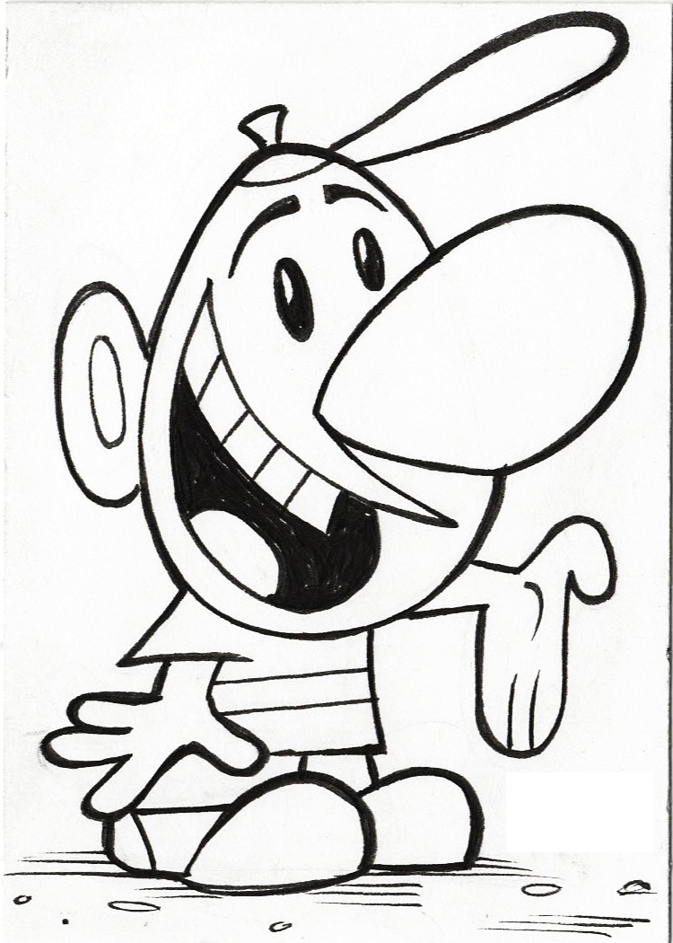 Online coloring book: Coloring book talking Billy